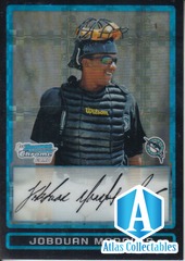 2009 Bowman Chrome Draft Prospects X-Fractors Card #BDPP8 Jobduan Morales /199